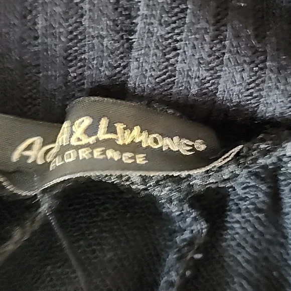 Acqua Limone Striped Black and Gray Women's Pants Made In Italy - Picture 6 of 10